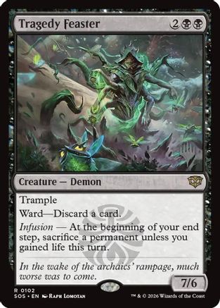 Tragedy Feaster  [Promo Pack: Secrets of Strixhaven] Foil
