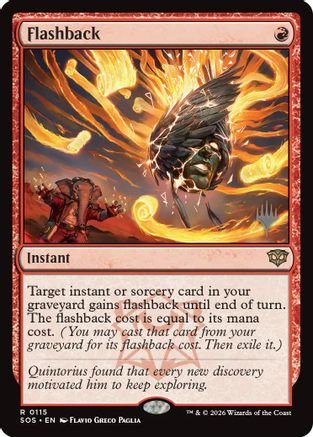 Flashback  [Promo Pack: Secrets of Strixhaven] Foil