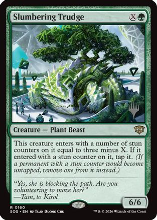 Slumbering Trudge  [Promo Pack: Secrets of Strixhaven] Foil
