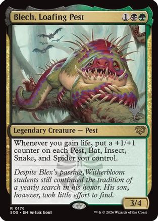 Blech, Loafing Pest  [Promo Pack: Secrets of Strixhaven]