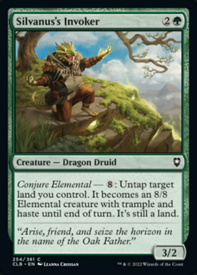 Silvanus's Invoker [Commander Legends: Battle for Baldur's Gate] Foil