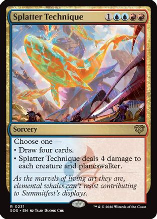 Splatter Technique  [Promo Pack: Secrets of Strixhaven] Foil