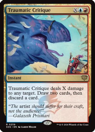 Traumatic Critique  [Promo Pack: Secrets of Strixhaven]