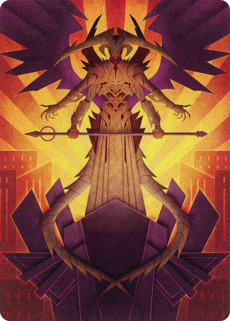 Atraxa, Praetors' Voice // Atraxa, Praetors' Voice  [March of the Machine Art Series] (Borderless)