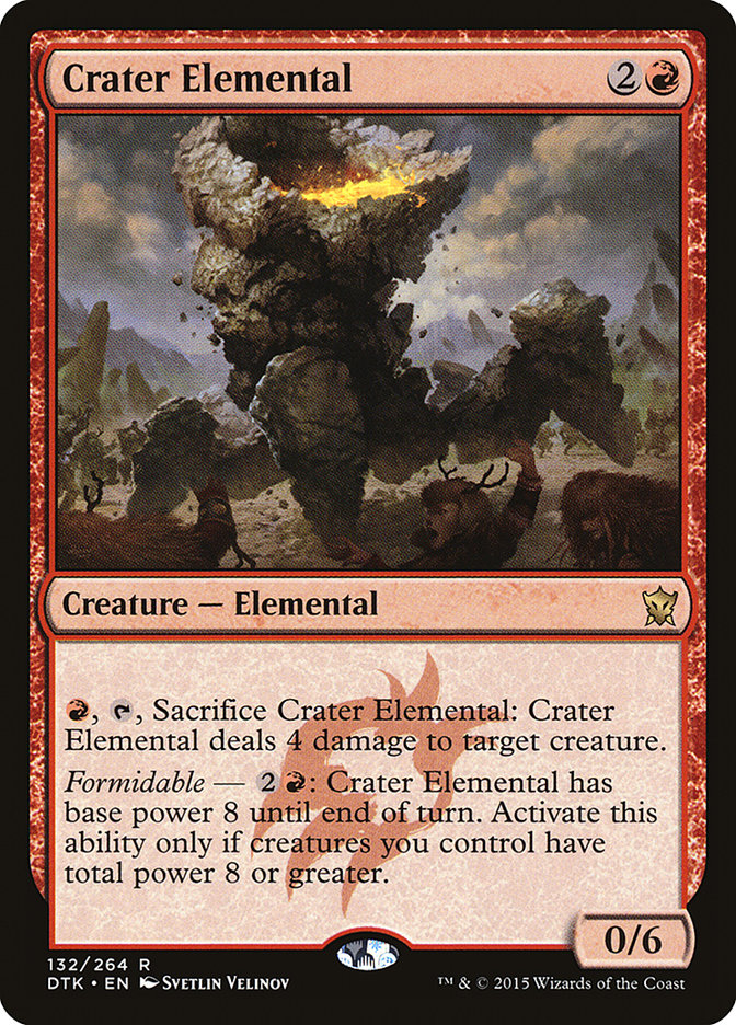 Crater Elemental [Dragons of Tarkir] Foil