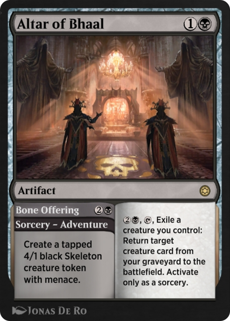 Altar of Bhaal // Bone Offering  [Alchemy Horizons: Baldur's Gate]