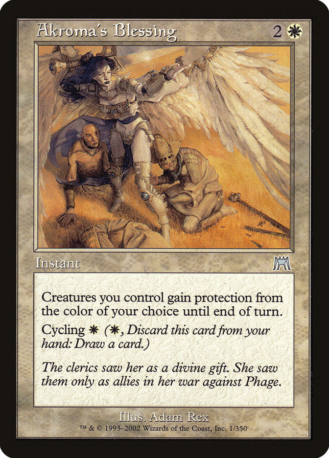 Akroma's Blessing [Onslaught] Foil