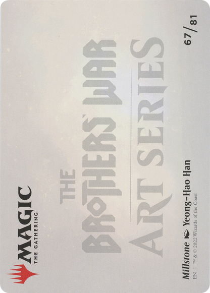 Millstone // Millstone  [The Brothers' War Art Series] (Borderless) Foil