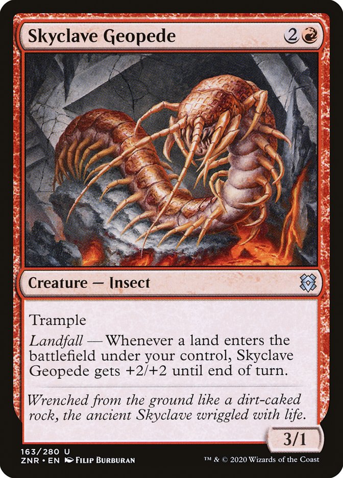 Skyclave Geopede [Zendikar Rising] Foil