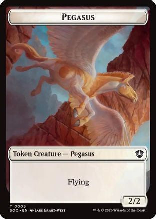 Pegasus // Inkling (0022) Double-Sided Token  [Commander: Secrets of Strixhaven]
