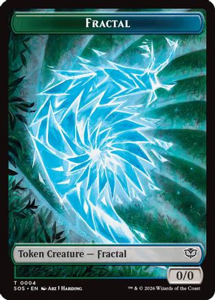 Fractal (0004) // Inkling (006) Double-Sided Token  [Secrets of Strixhaven]