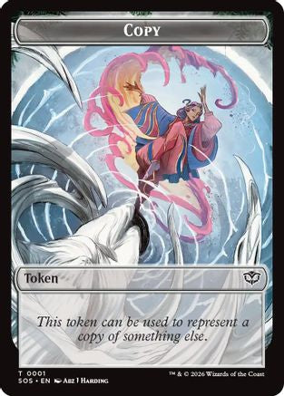 Copy // Spirit (0010) Double-Sided Token  [Secrets of Strixhaven]