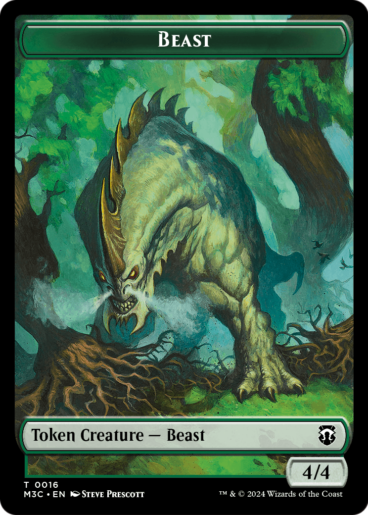 Beast  [Modern Horizons 3 Commander Tokens]