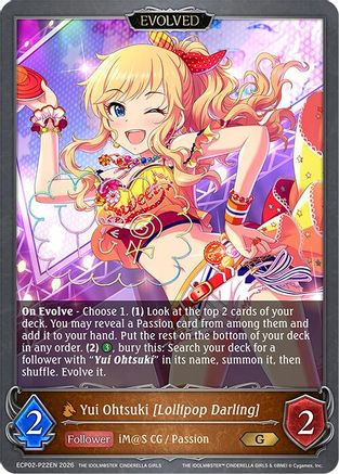Yui Ohtsuki [Lollipop Darling] (Evolved) - P22EN (Foil)