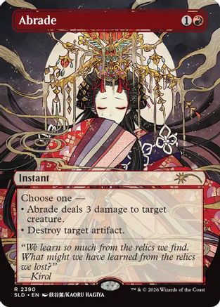 Abrade (2390)  [Secret Lair Drop Series] Foil