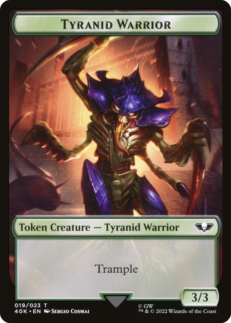 Tyranid Warrior  [Warhammer 40,000 Tokens]