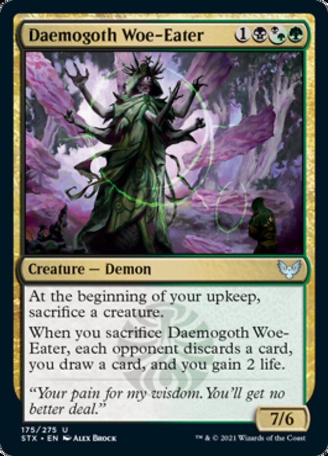 Daemogoth Woe-Eater [Strixhaven: School of Mages] Foil
