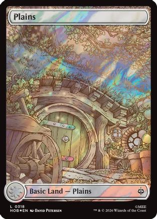 Plains (0318) (Surge Foil)  [The Hobbit] Foil