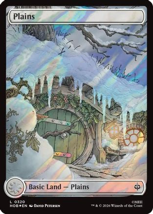 Plains (0320) (Surge Foil)  [The Hobbit] Foil