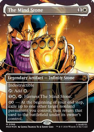 The Mind Stone (Borderless)  [Marvel Super Heroes] Foil