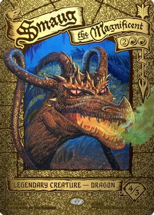 Smaug the Magnificent (Borderless)  [The Hobbit] Foil