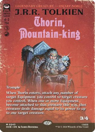 Thorin, Mountain-king (Borderless)  [The Hobbit]