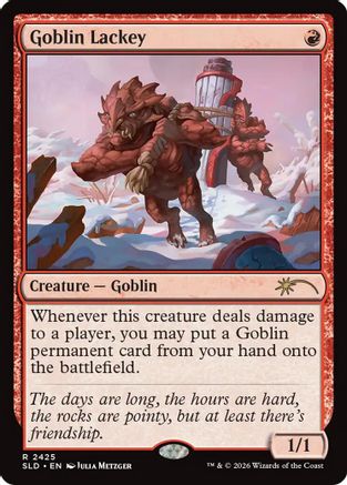 Goblin Lackey (2425)  [Secret Lair Drop Series]