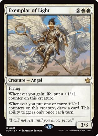 Exemplar of Light  [Promo Pack: Secrets of Strixhaven] Foil