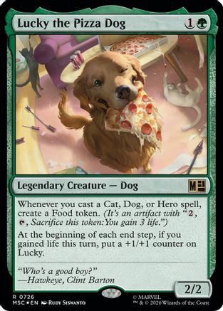 Lucky the Pizza Dog  [Commander: Marvel Super Heroes] Foil