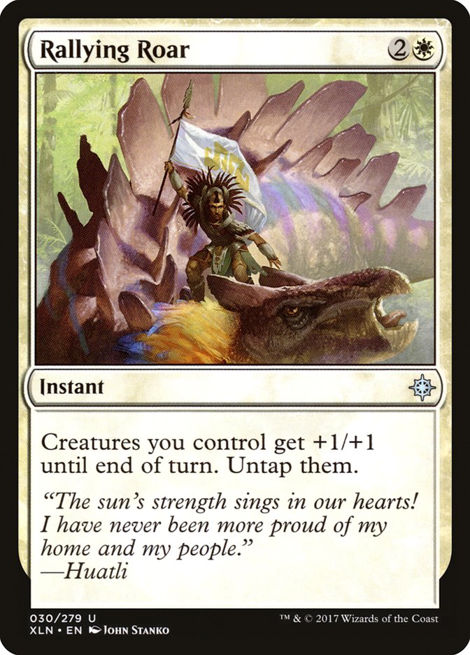 Rallying Roar [Ixalan] Foil