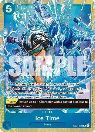 Ice Time (Premium Card Collection -Best Selection Vol. 6-) (EB04-028) - [One Piece Promotion Cards] Foil