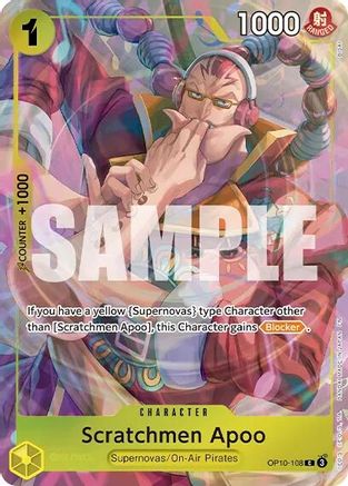 Scratchmen Apoo (Premium Card Collection -Best Selection Vol. 6-) (OP10-108) - [One Piece Promotion Cards] Foil