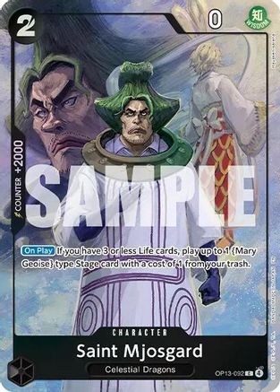 Saint Mjosgard (Premium Card Collection -Best Selection Vol. 6-) (OP13-092) - [One Piece Promotion Cards] Foil