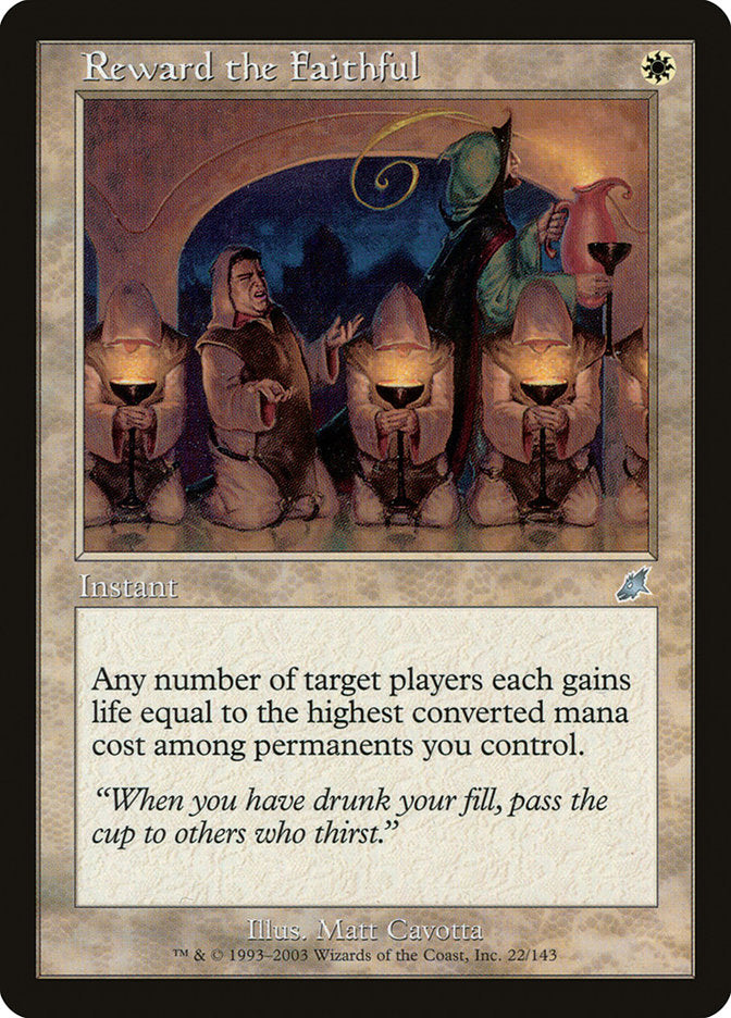 Reward the Faithful [Scourge] Foil