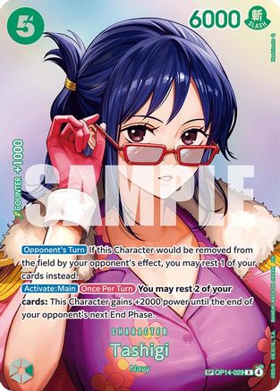 Tashigi (SP) (OP14-029) - [The Time of Battle] Foil