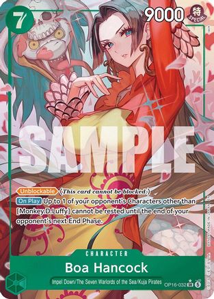 Boa Hancock (Alternate Art) (OP16-032) - [The Time of Battle] Foil