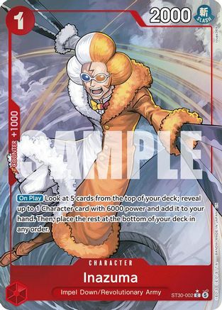 Inazuma (Full Art) (ST30-002) - [Starter Deck EX: Luffy & Ace] Foil