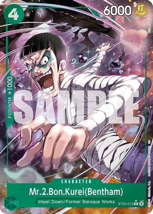 Mr.2.Bon.Kurei(Bentham) (Full Art) (ST30-013) - [Starter Deck EX: Luffy & Ace]