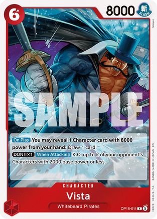 Vista (OP16-011) - [The Time of Battle] Foil