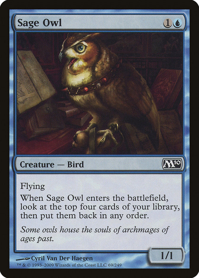 Sage Owl [Magic 2010] Foil