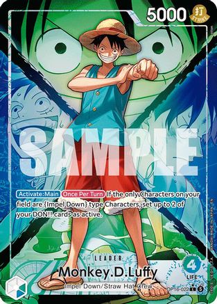 Monkey.D.Luffy (022) (Alternate Art) (OP16-022) - [The Time of Battle] Foil