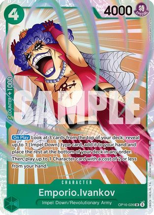 Emporio.Ivankov (026) (OP16-026) - [The Time of Battle] Foil