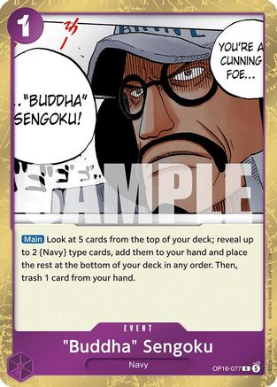 "Buddha" Sengoku (OP16-077) - [The Time of Battle] Foil
