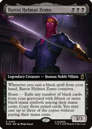 Baron Helmut Zemo (Extended Art)  [Marvel Super Heroes]