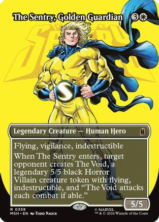 The Sentry, Golden Guardian (Borderless)  [Marvel Super Heroes] Foil