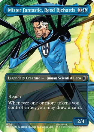 Mister Fantastic, Reed Richards (Borderless)  [Marvel Super Heroes] Foil