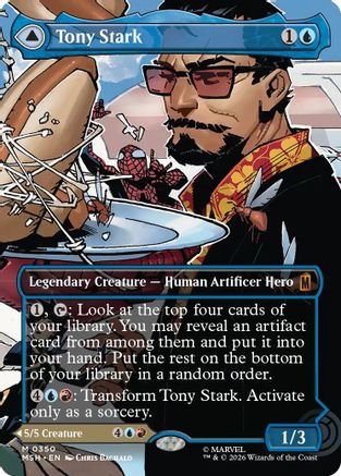 Tony Stark (Borderless) (0350)  [Marvel Super Heroes] Foil