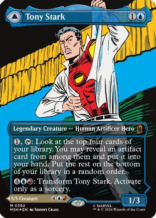 Tony Stark (Borderless) (0392)  [Marvel Super Heroes] Foil