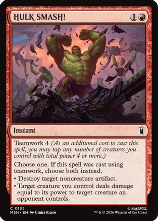 HULK SMASH!  [Marvel Super Heroes] Foil