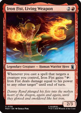 Iron Fist, Living Weapon  [Marvel Super Heroes]